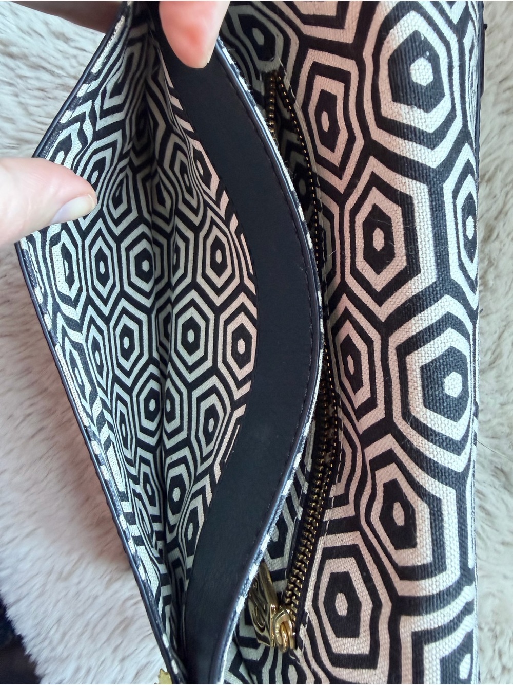 Jonathan Adler Fox Leather Clutch - Picture 10 of 10